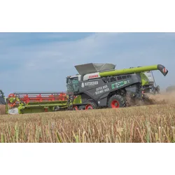 Poster Claas Lexion 8900 im Bier Design