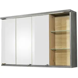 Bega BBK Nathan Spiegelschrank mit Beleuchtung Artisan Eiche - Matera Beton