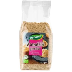 dennree Mandeln blanchiert, gemahlen, ungeröstet bio