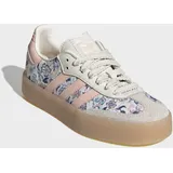 Sneaker ADIDAS ORIGINALS "ADIDAS LIBERTY LONDON SAMBA", Mädchen, Gr. 38, rosa (sanftes weiß, blush pink, gum 3), Leder, Synthetik, Textil, Schuhe Sneaker, für Kinder & Jugendliche