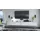 Vladon Lana Lowboard 120x29x37 cm Weiß matt/Weiß Hochglanz MDF/Spanplatte