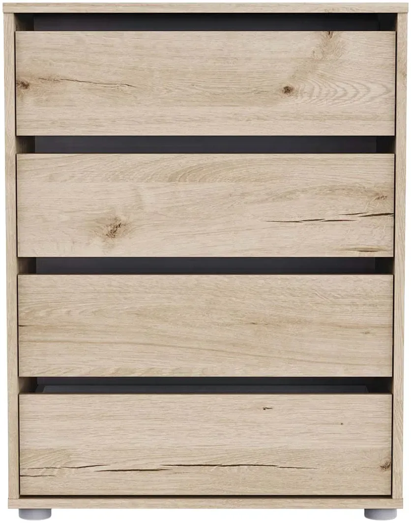Schubkastenkommode DEMEYERE GROUP, dunkel eiche royal, B:60cm H:76,3cm T:39,6cm, Spanplatte, Sideboards