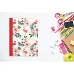RNK Notizbuch Flamingo rot 46750 A5/96BL punktiert