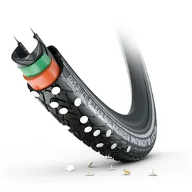 CST starr schwarz Radfahren, CUB.CST Platinum Protector City 26x1.75 STRIGIDA NEG, T.U