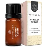 JUNGLÜCK Wimpernserum - Vegan | Natürliches Serum zur Stärkung von Wimpern & Brauen, regt Haarwachstum und Wurzeln an ohne Hormone - mit Koffein | Augenbrauen-Serum