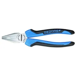 Kombizange, lange Schneiden, 2K-Griff, EURO-Modell, Länge 180mm, 8245-180 JC