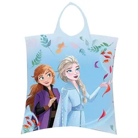 OEM Disney Frozen Badeponcho Für Kinder Hochwertiger Frottee Aus 100 % Baumwolle