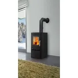 Kaminofen Bartz Vico raumluftunabhängig Stahl schwarz 5kW