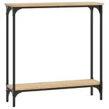 vidaXL Konsolentisch Sonoma-Eiche 75x22,5x75 cm Holzwerkstoff