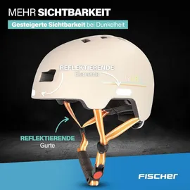 Fischer Fahrradhelm BMX Plus Power S/M weiß