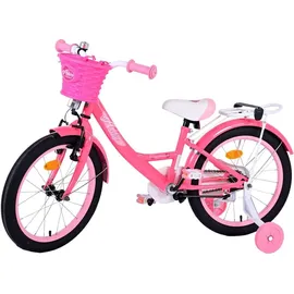 Volare Ashley Kinderfahrrad - Mädchen - 18 Zoll - Rosa/Rot