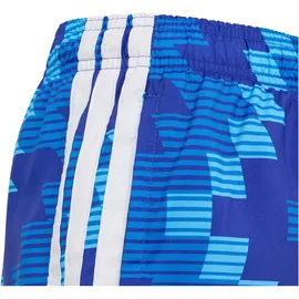 adidas Football-inspired Graphic Badeshorts Lucid Blue/White 152