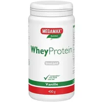 MEGAMAX Whey Protein Vanille Pulver 400 g