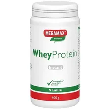 MEGAMAX Whey Protein Vanille Pulver 400 g