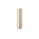 fif Möbel Vitrine 1-türig ¦ holzfarben ¦ Maße (cm): B: 32 H: 172 T: 33.0