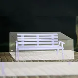 Buri Abdeckhaube 130 x 60 x 80 cm Anthrazit