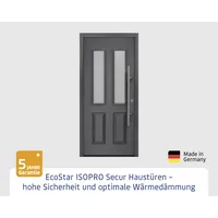 EcoStar Haustür ISOPRO Secur IPS 410S RC2 anthrazit metallic 110 x 210 cm