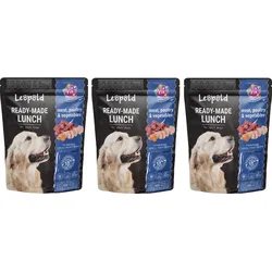 LEOPOLD Fertiggerichte mit Fleisch, Geflügel und Gemüse 3x500g