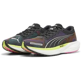 Puma Deviate Nitro 2 Psychedelic Rush Laufschuhe - Black / Lime Pow / Poison Pink - EU
