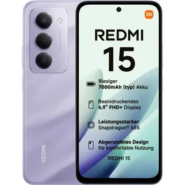 Xiaomi Redmi 15 4 GB RAM 128 GB Sand Purple