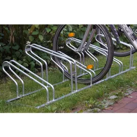 Trutzholm Fahrradständer für 6 Fahrräder höhenversetzt 210 x 45 cm Stahl
