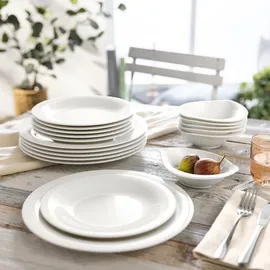 Vivo Villeroy & Boch Group Essential White Frühstücks-Set 18-tlg. weiß