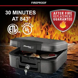 Master Lock Feuer-/Wasserbestän. Sicherheitskassette LCHW20101