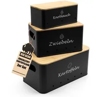 homhut Kartoffel Aufbewahrungsbox 3er Set
