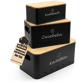 homhut Kartoffel Aufbewahrungsbox 3er Set