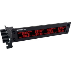 Lamptron CP425 PCI-Slot Lüftersteuerung mit Display (8 x), Lüftersteuerung, Schwarz
