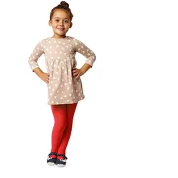 Kinder Strumpfhose 60 DEN Microfaser WL-010 - Rot - 140-146