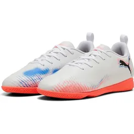 Puma Future 8 Play Hallenschuhe Kinder PUMA White/PUMA Black/Glowing Red 32