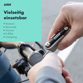 Aaron Tool 20 in 1 Multitool - Fahrrad Multifunktionswerkzeug - Schwarz