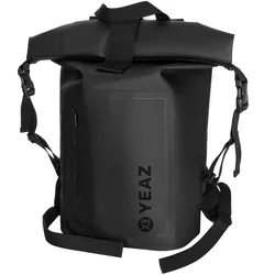YEAZ Wasserfester Rucksack schwarzes Logo STOCKHOLM