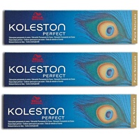 3x Wella Koleston Perfect 8/ Hellblond Pur Haarfarbe Coloration 60ml