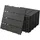 ECD Germany WPC Terrassenfliesen Anthrazit 30 x 30 cm 33 St.