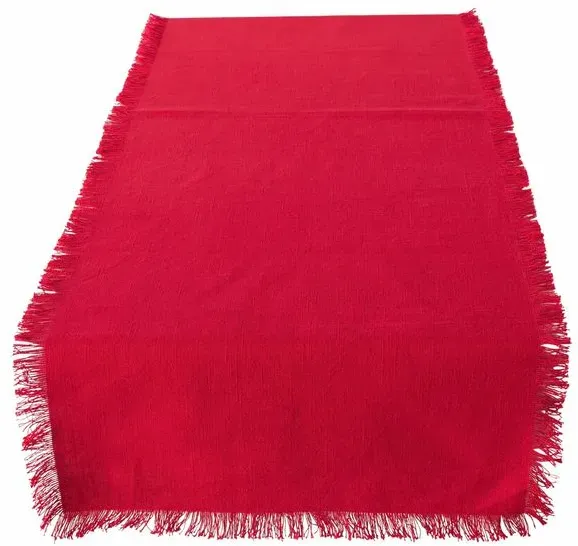 BOLTZE Tischläufer Lenea 40 x 140 cm Baumwolle Rot