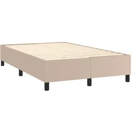 vidaXL Boxspringbett 120 x 200 cm Braun