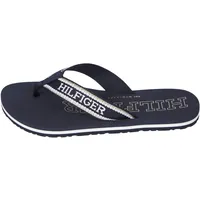 Tommy Hilfiger Damen Flip Flops Beach Sandal Zehentrenner, Blau (Space Blue), 37 - 37 EU