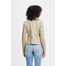 ICHI IHKATE Damen Blazer Kurzblazer Jackenblazer mit Stretch Comfort fit, Größe:L, Farbe:Doeskin (151308) - L
