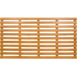 vidaXL Badematte Uni Braun 100 x 53 cm