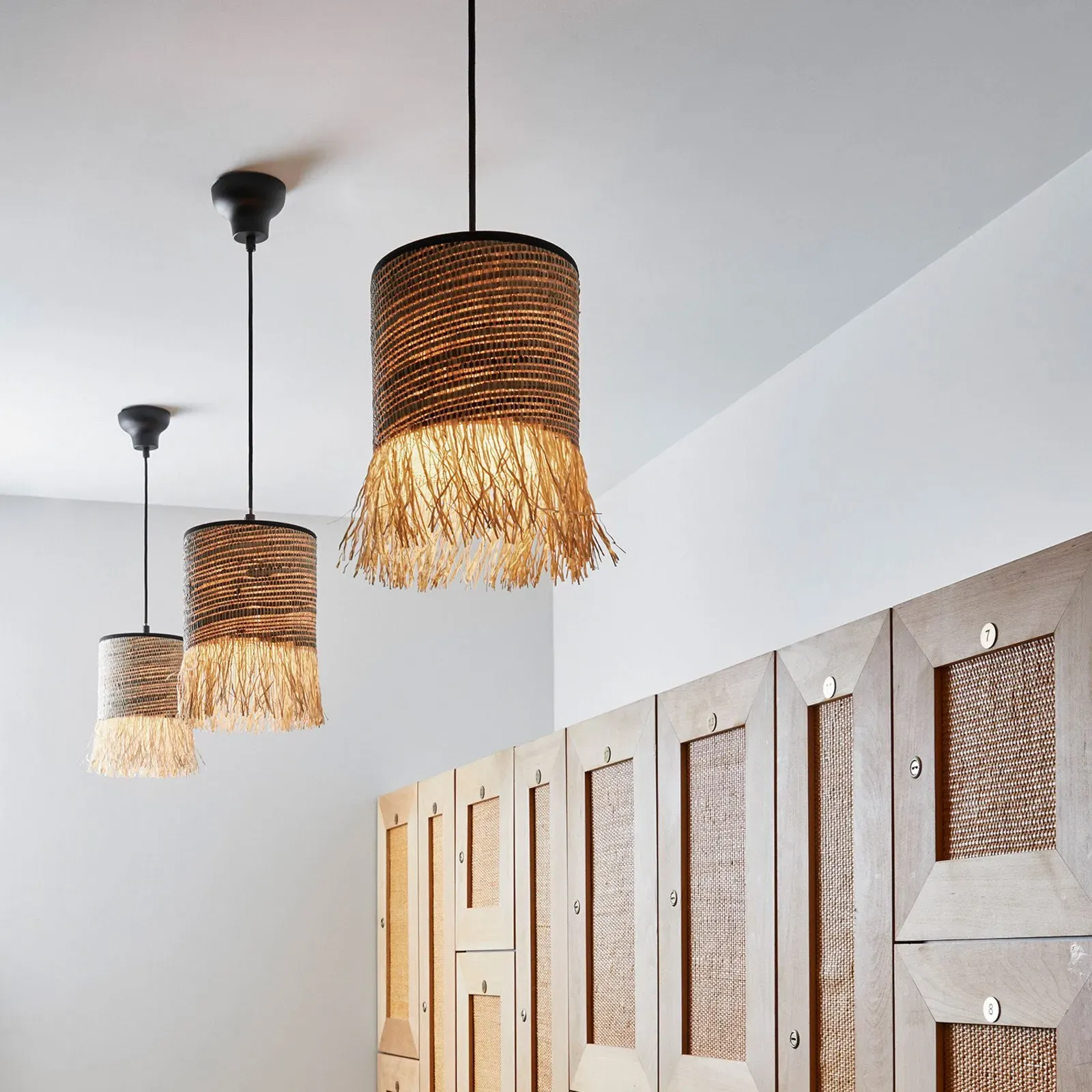 Pendelleuchte MARKET SET, Formentera, dimmbar, Beige, für Wohnzimmer, Design - 26