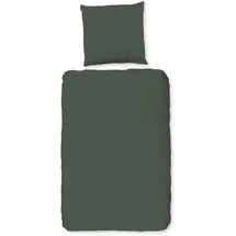Muller Textil Pure uni Unifarben Grün 200 x 200 cm + 2 x 80 x 80 cm