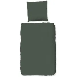 Muller Textil Pure uni Unifarben Grün 200 x 200 cm + 2 x 80 x 80 cm