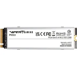 Patriot Viper PV553 M.2 PCIe Gen5 x4 NVMe 2 TB 12,4 GB/s 1400.000 IOPs PV553P2TBM28H