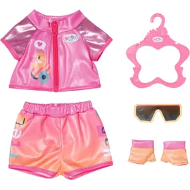 BABY BORN Puppenkleidung Fahrrad Outfit Rosa (43 cm)