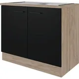 Flex-Well Spülenschrank Capri (2 St.), (B x H x T) 100 x 85 x 60 cm, inkl. Edelstahl-Einbauspüle