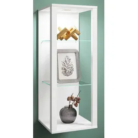 VCM Vitrine Glasol MW 35 x 35 x 90 cm Weiß