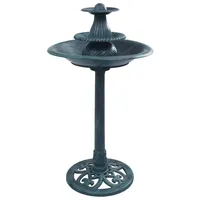 vidaXL Springbrunnen Vogelbad Grün 50×91 cm
