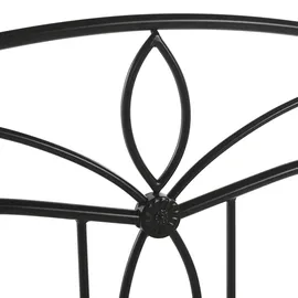 Beliani Antlia 140 x 200 cm Schwarz